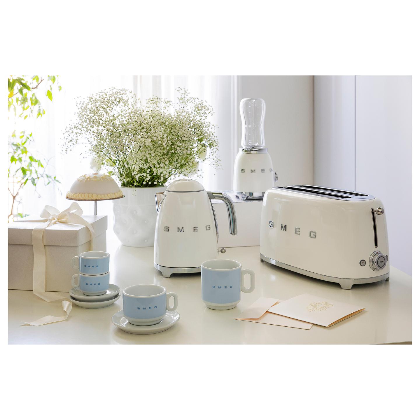Blender Personal Smeg PBF01WHEU, 300W, 2 Shpejtësi, 2 Shishe Tritan Renew nga 600ml - Bardhë - 9
