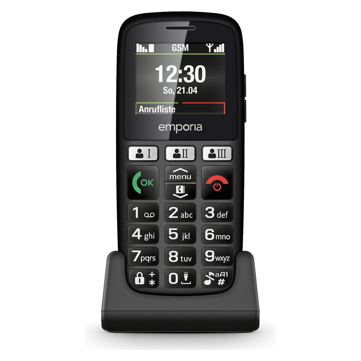 Telefon i thjeshtë Emporia emporiaHAPPY / 2G / 1.81" / 800mAh - Zezë - 4