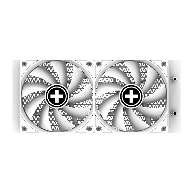 Ftohës për Procesor Xilence LQ240.W.ARGB, 240mm, 300W TDP, 2x120mm, ARGB - Bardhë - 4
