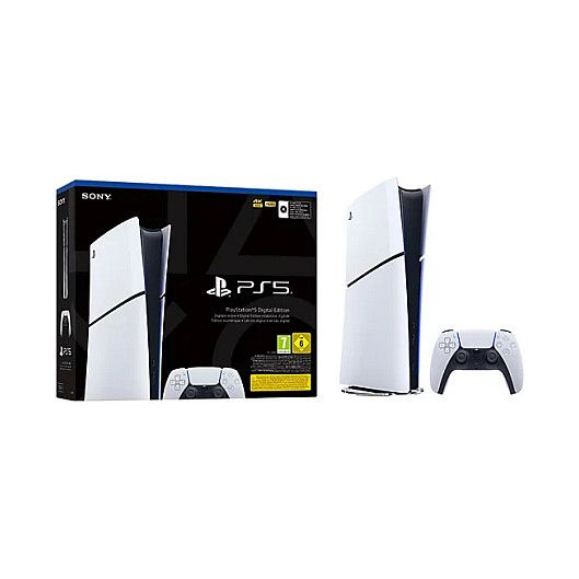 Sony PlayStation 5 Slim Digital Edition 825GB - Bardhë