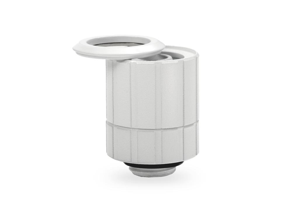 Lidhës Rrotullues për Ftohje Bitspower Artemis, G1/4" Mashkull për Tub 16/10mm - Bardhë - 2