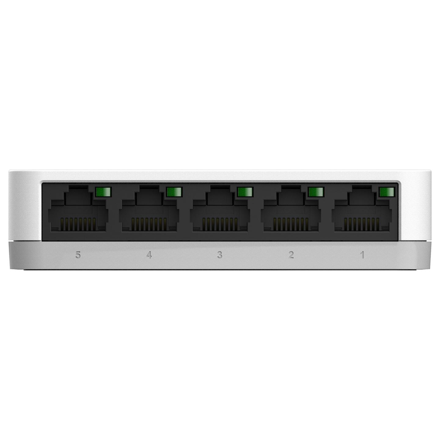 Switch D-Link GO-SW-5G, 5x Gigabit Ethernet RJ45, Switching Capacity 10Gbps, Fanless - Bardhë - 3