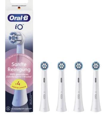 Koka zëvendësuese për furçë elektrike Oral-B iO Sanfte Reinigung / 4 copë - Bardhë - 2