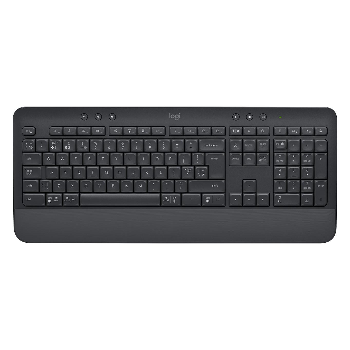 Combo (Tastierë & Maus) Logitech Signature MK650 Combo for Business, Wireless, Plunger, Full Size, 4000DPI, 5 Butona, Bluetooth + Logi Bolt 2.4GHz - Grafit - 2