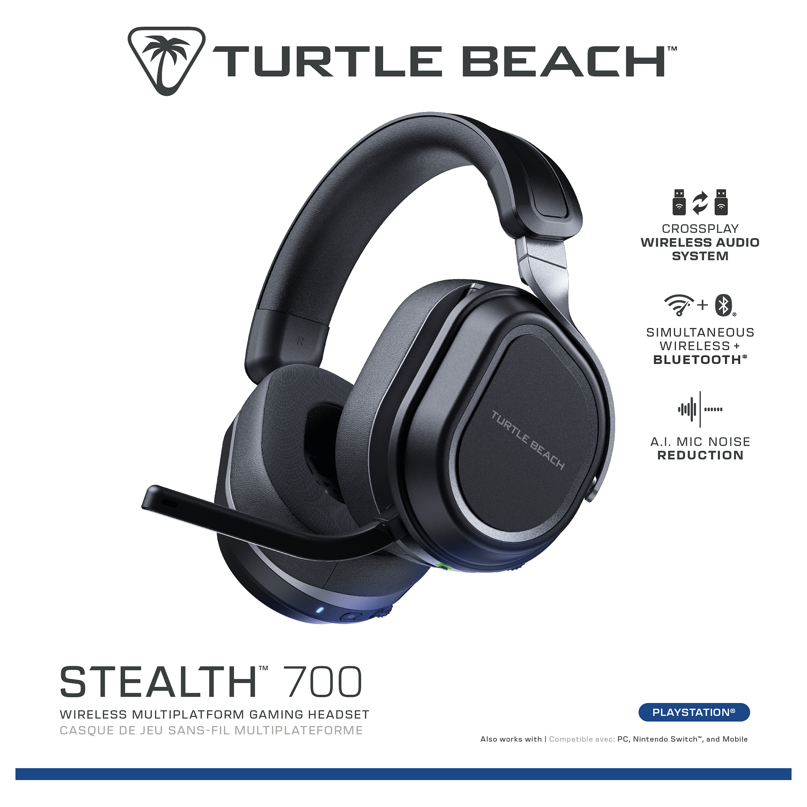 Kufje Gaming Turtle Beach Stealth 700 Gen 3 / Wireless 2.4 GHz + Bluetooth 5.2 / 60 mm – Zezë - 11