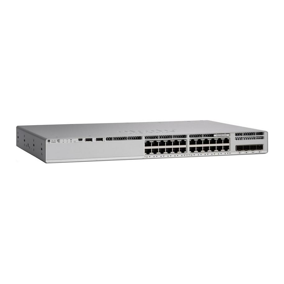 Switch Cisco Catalyst C9200-24T-A, 24x Gigabit Ethernet RJ45, Layer 3, Network Advantage, switching capacity 128Gbps, Rack 1U - Hiri - 2