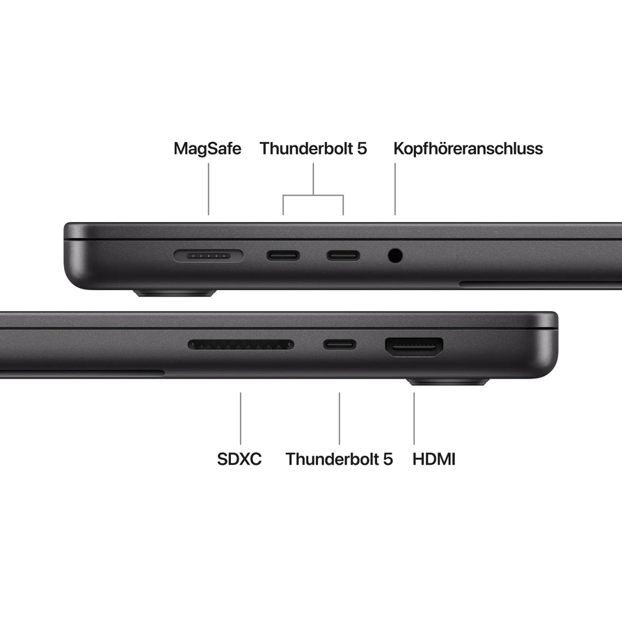 MacBook Pro M5 Pro 16.2" / 18 CPU / 20 GPU / 48GB / 2TB - Space Black - 3