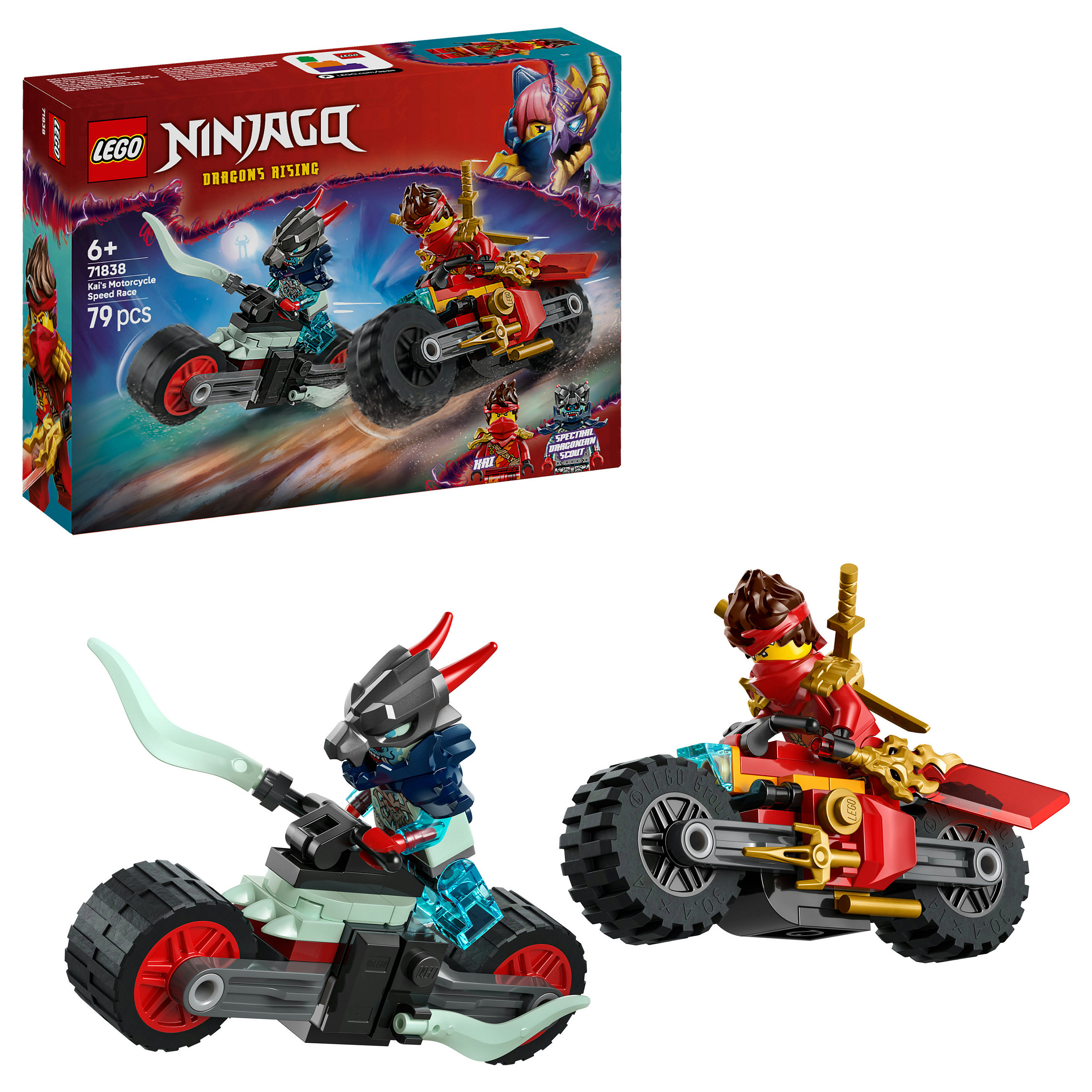 LEGO NINJAGO Kai's Motorcycle Speed Race - 7