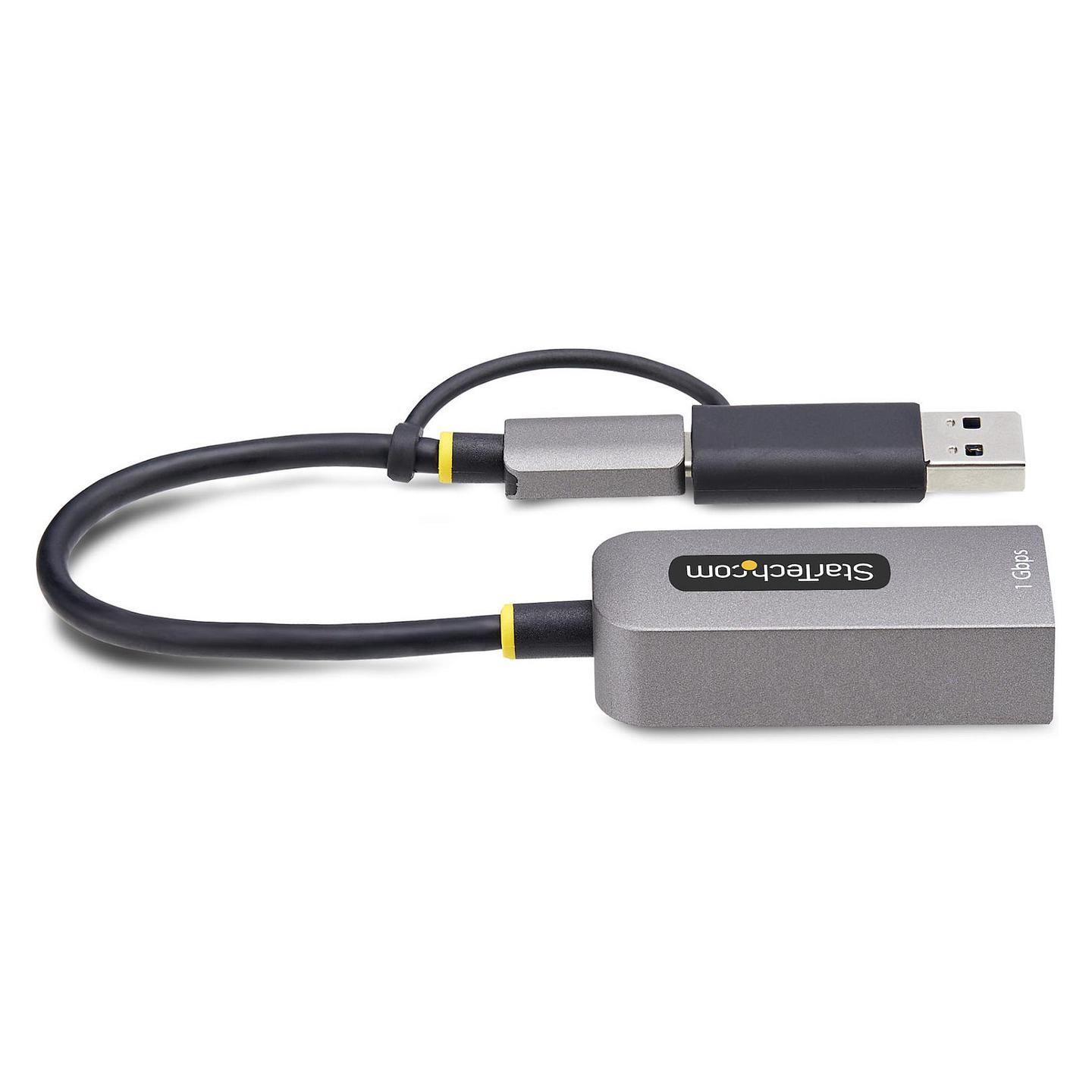Adapter Rrjeti StarTech C21GA-USB-ETHERNET, USB-C/USB-A, Gigabit Ethernet, RJ45 - Gri - 5