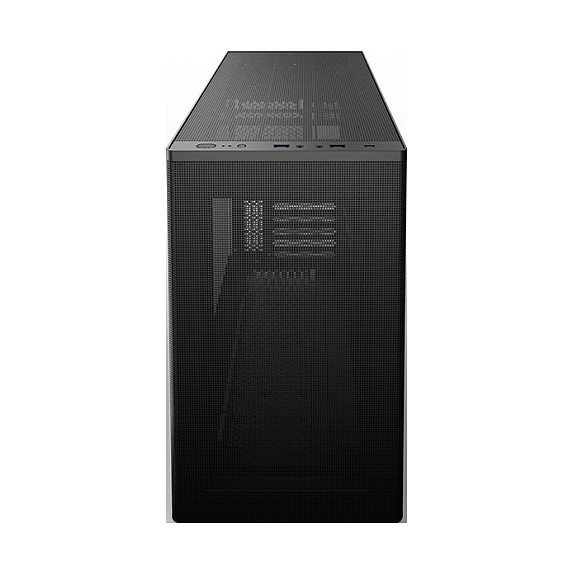 Kasë PC Aerocool Stormfront Mini / Mini Tower / Micro ATX / 7x 120mm Fan Support / Tempered Glass / 240mm Radiator / Mesh Front - Zezë - 2