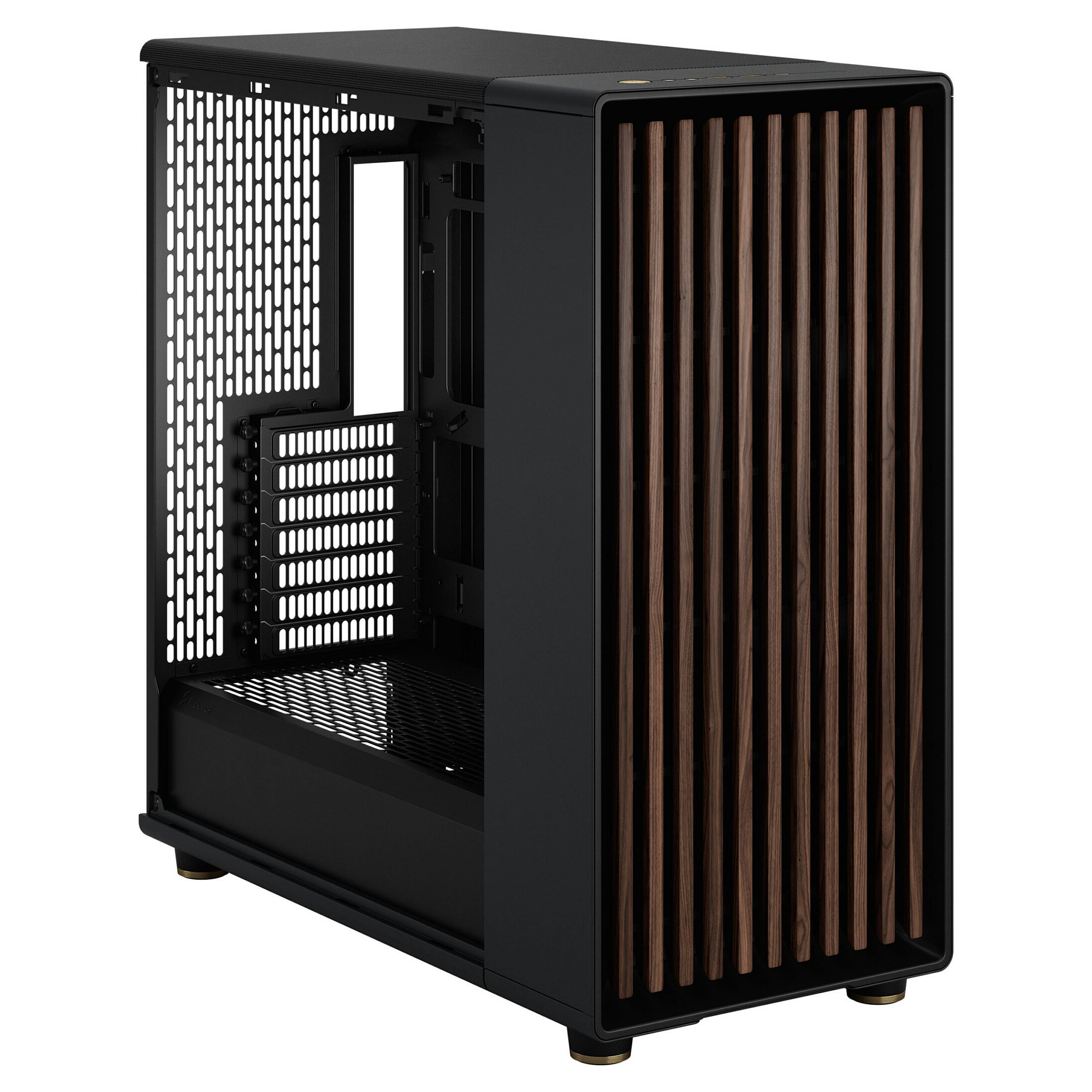 Kasë PC Fractal Design North XL / Desktop / ATX / 3x 140mm Fan - Zezë - 3