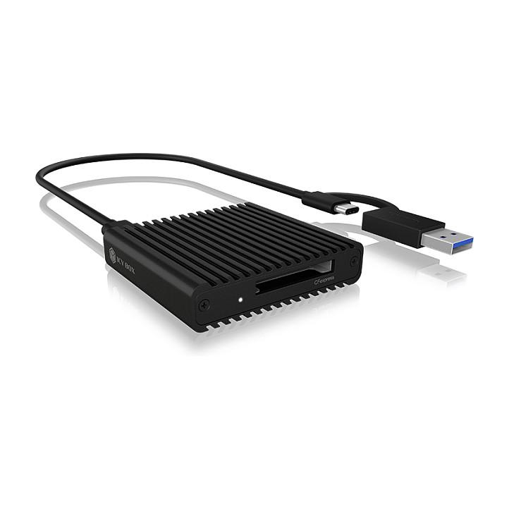 Lexues Kartelash ICY BOX IB-CR404-C31 / CFexpress 2.0 Type-B / USB 3.2 Gen 2 / USB-C / USB-A / 10 Gbit/s - Zezë