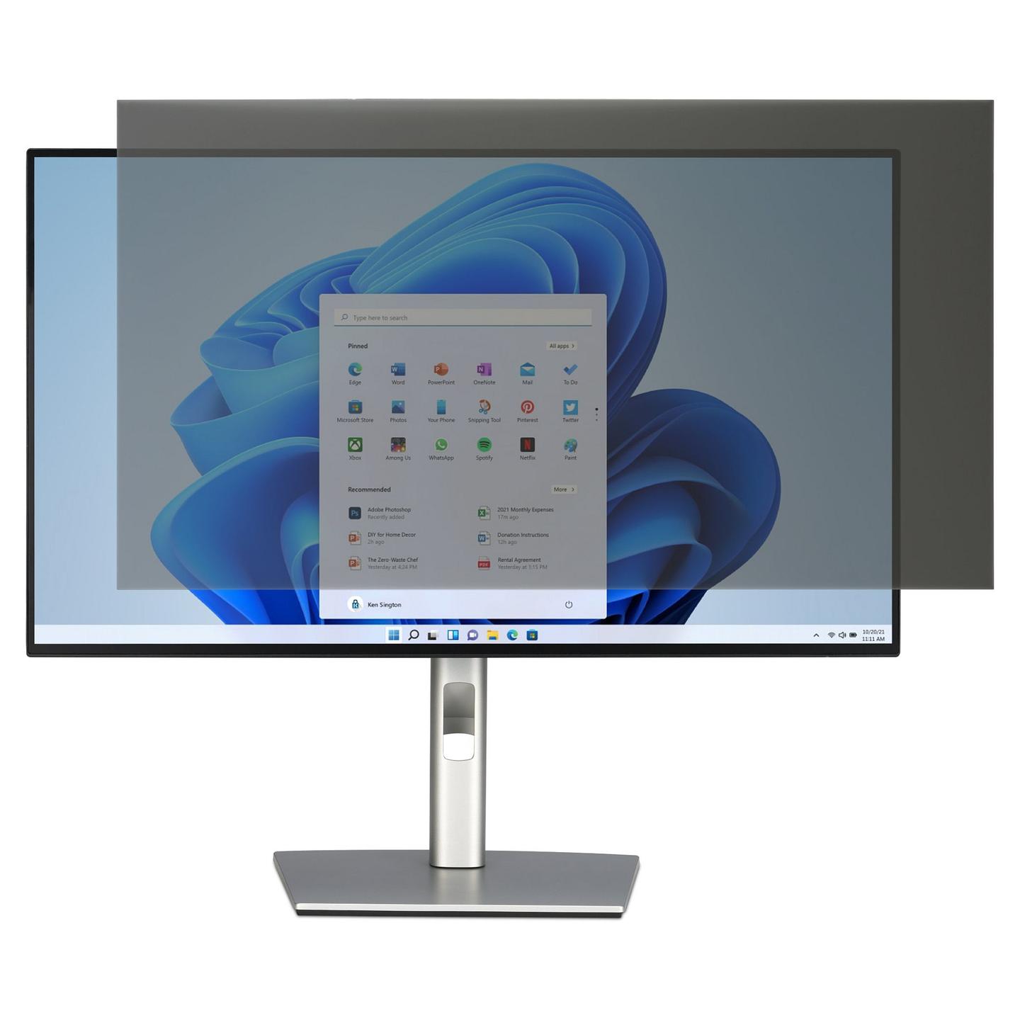 Mbrojtës Ekrani për Monitor Kensington K52931EU, Filtër Privatësie 2-Way, 27", 16:9 - Zezë - 4