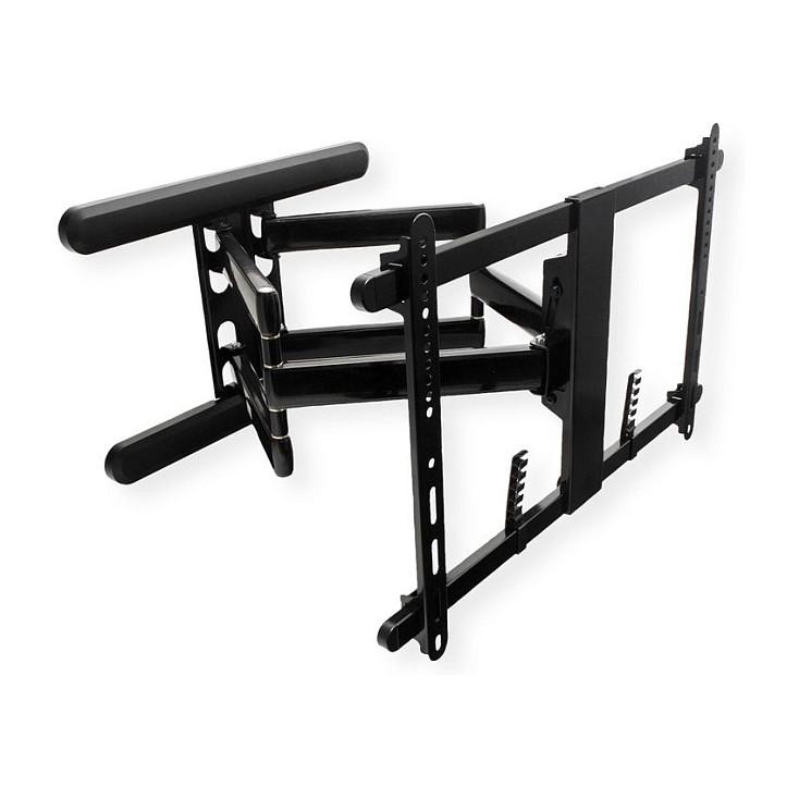 Mbajtëse për TV ROLINE / 37″–80″ / deri në 70 kg / Lartësi te Rregullueshme / e Rrotullueshme - Zezë - 6