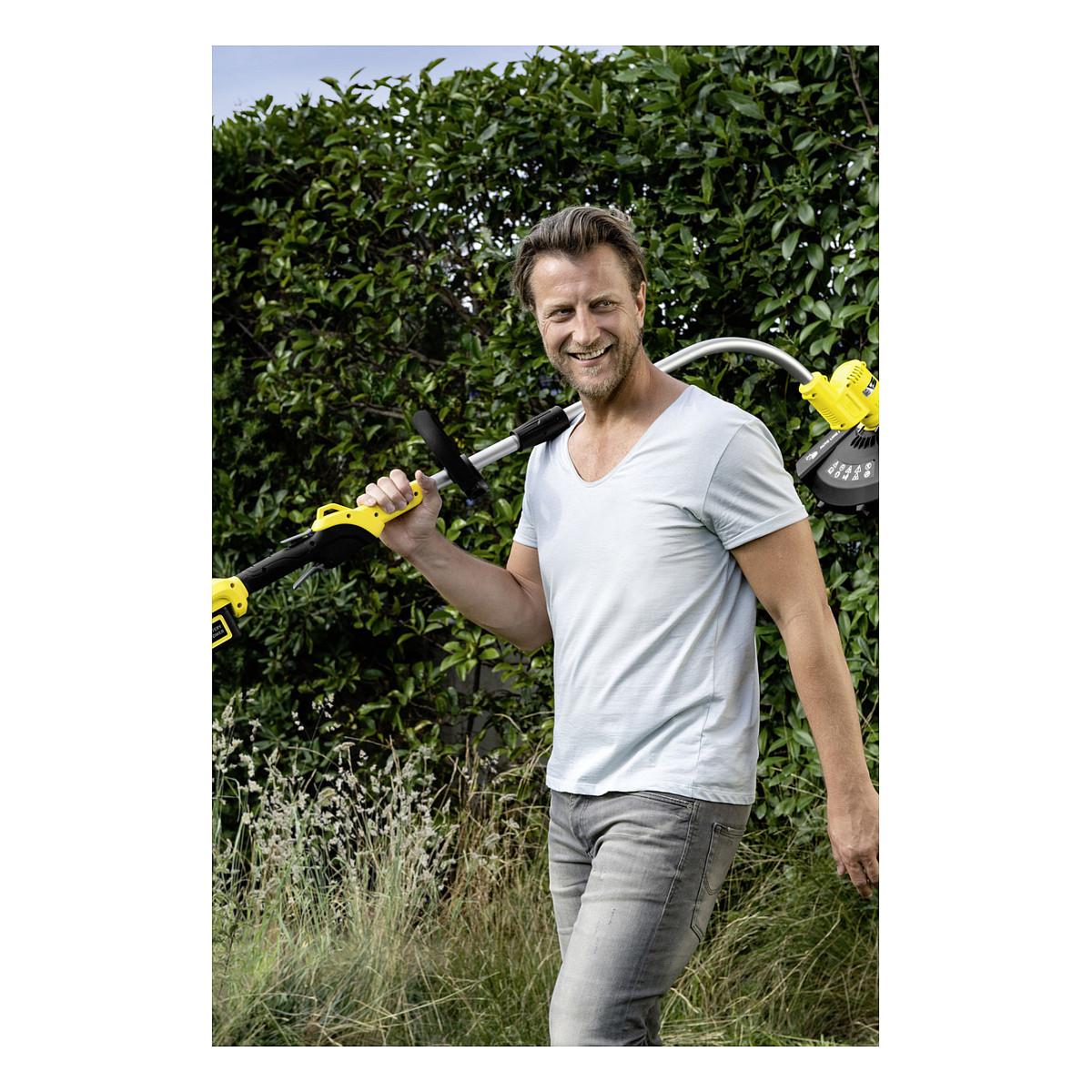 Makinë prerëse bari Kärcher LTR 36-33 Battery Set / 36V / 2.5Ah / 33cm / 7000 RPM - Verdhë/Gri/Zezë - 9