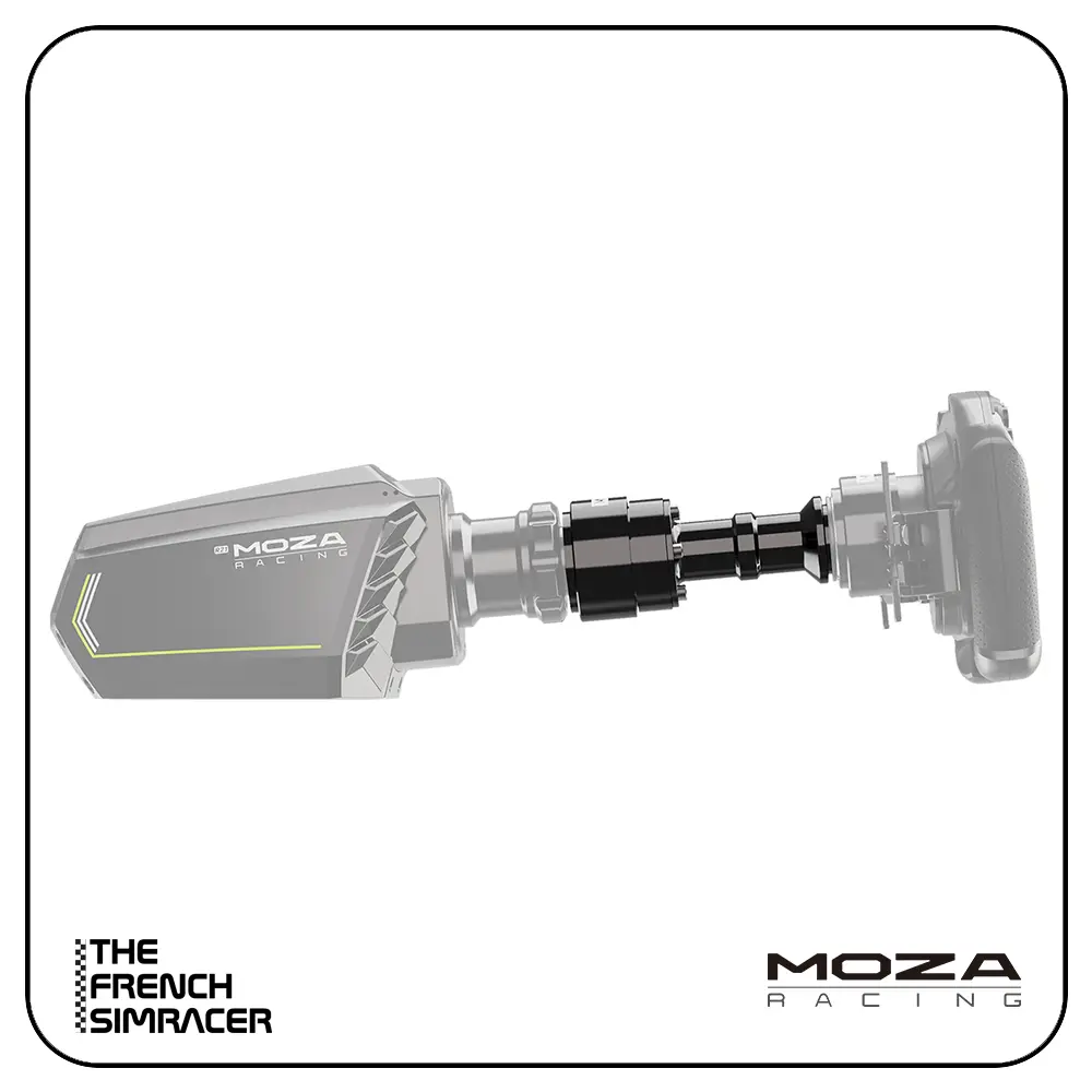 Aksesorë për Sim Racing MOZA Racing Wheel Base Extension Rod / RS061 / 150mm - Zezë - 3