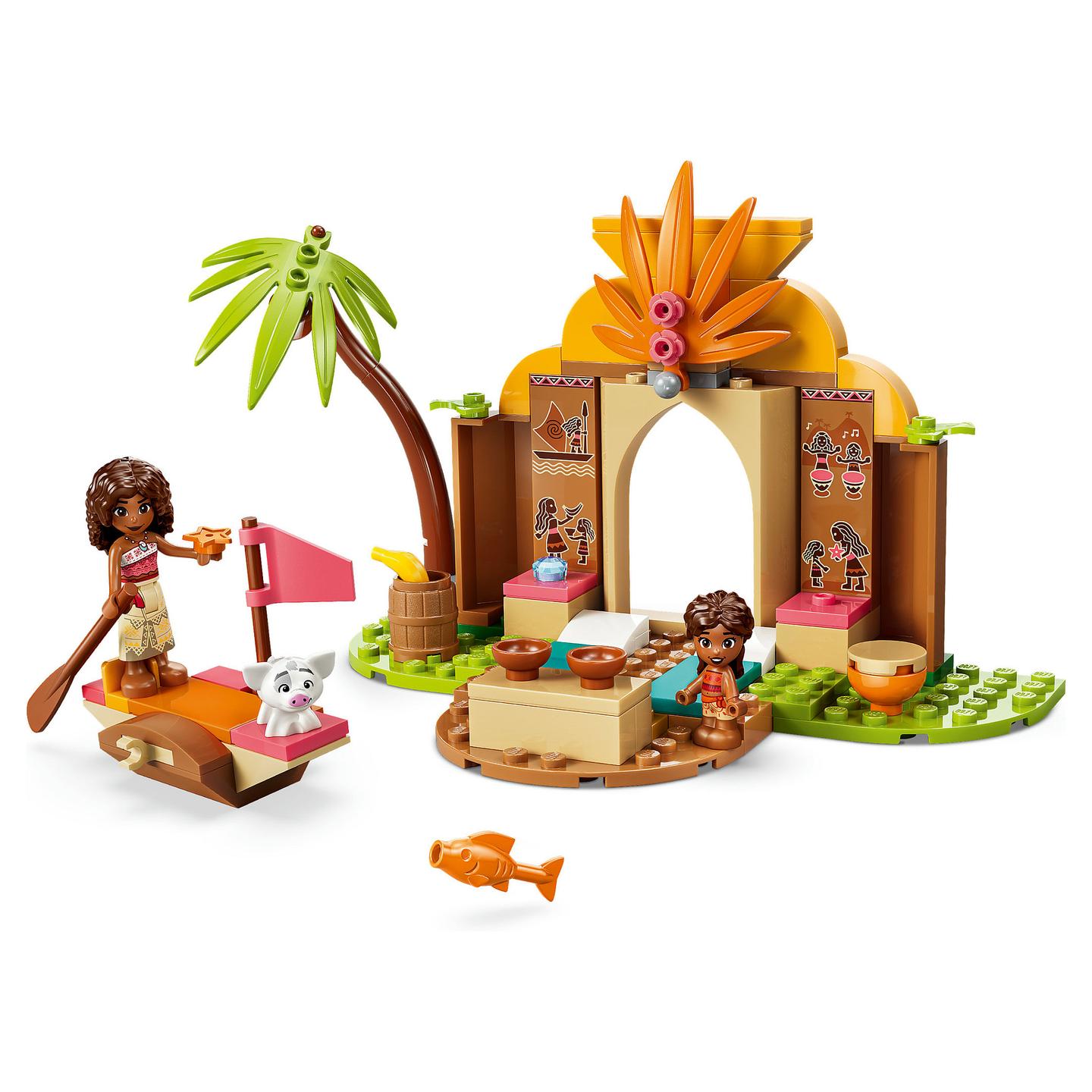 LEGO Disney Princess Moana’s Hut and Boat 43282 - 15