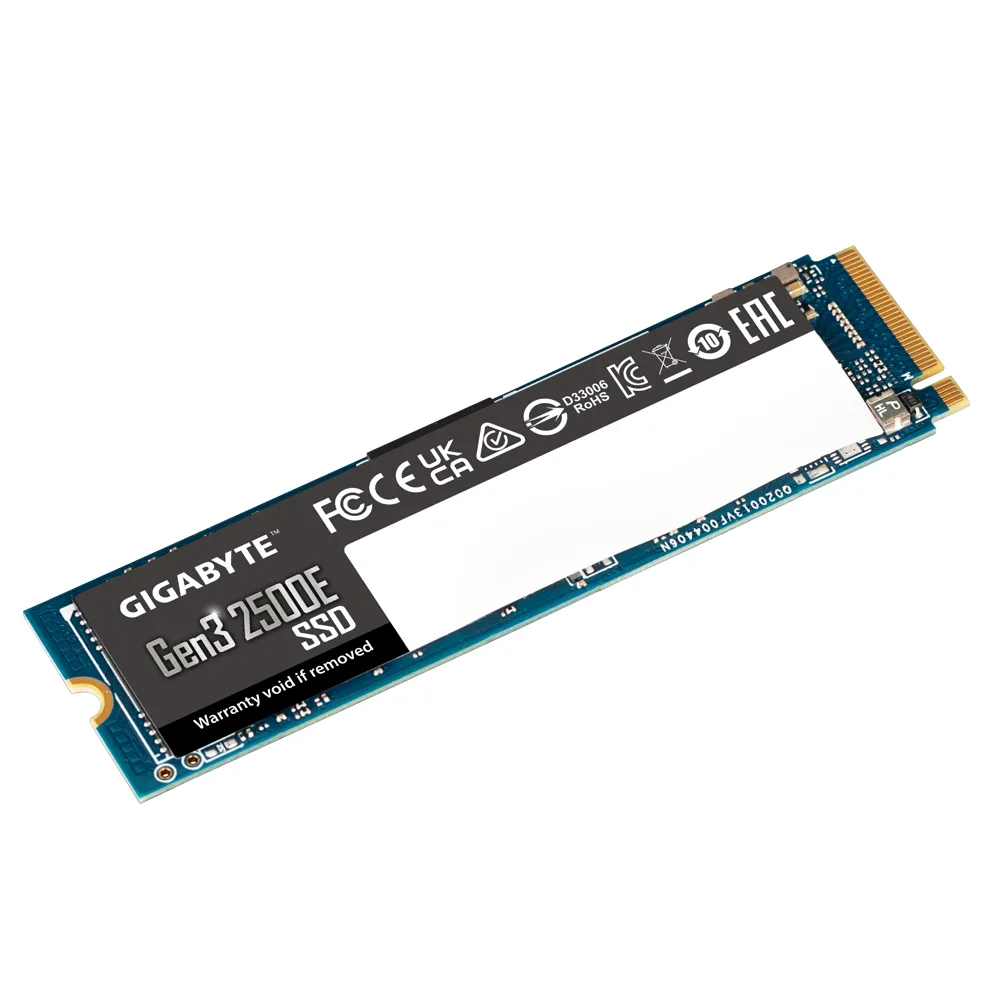 SSD e Brendshme Gigabyte Gen3 2500E / 500GB / M.2 2280 PCIe 3.0 x4 / 2300MB/s Read - Zezë