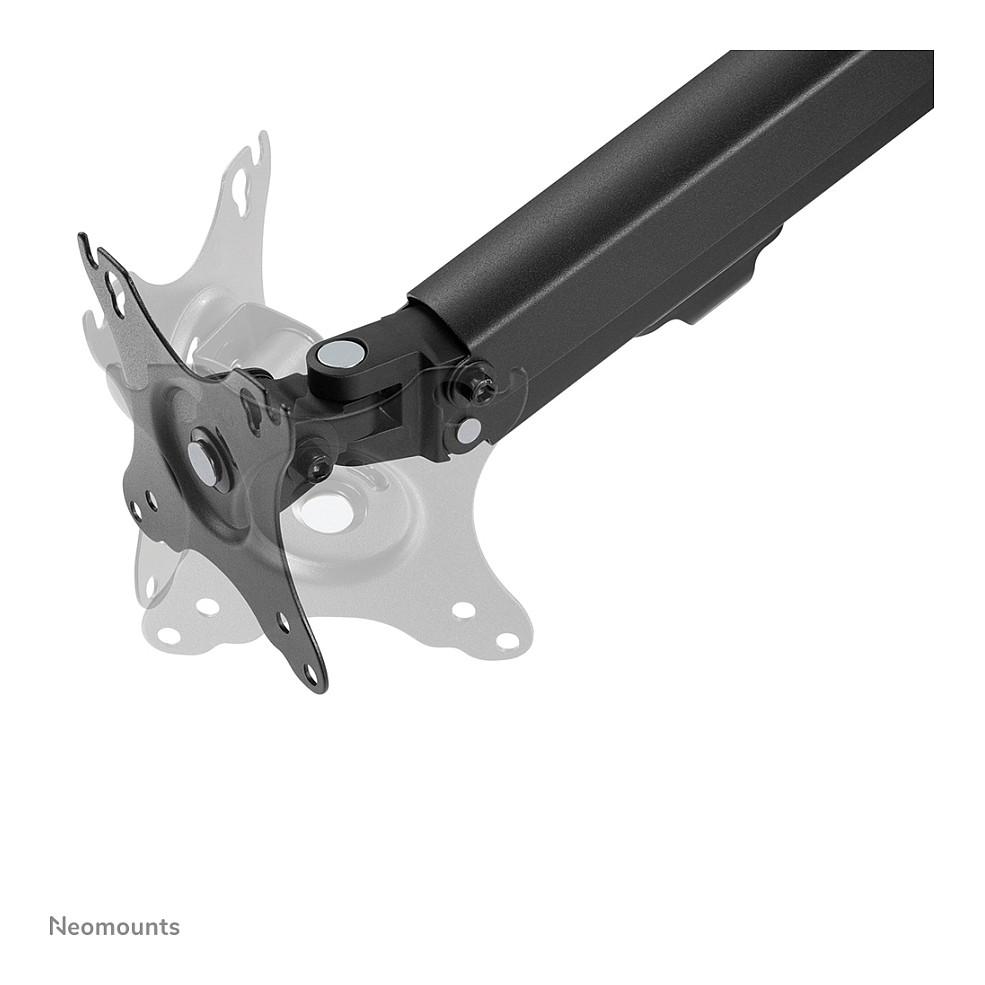 Mbajtëse për Monitor Neomounts FPMA-D650DBLACK / 2 Monitorë / 17"-27" / 7kg për Monitor / Coil Spring / Clamp-Grommet / Tilt +90° deri -45° / Swivel 180° / Rotacion 360° - Zezë - 9