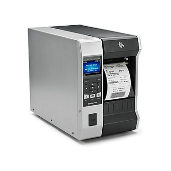 Printer Label Zebra ZT610 / Për Etiketa / 300 DPI / 104mm / 356 mm/sec / USB + LAN - Zezë/Hiri - 2