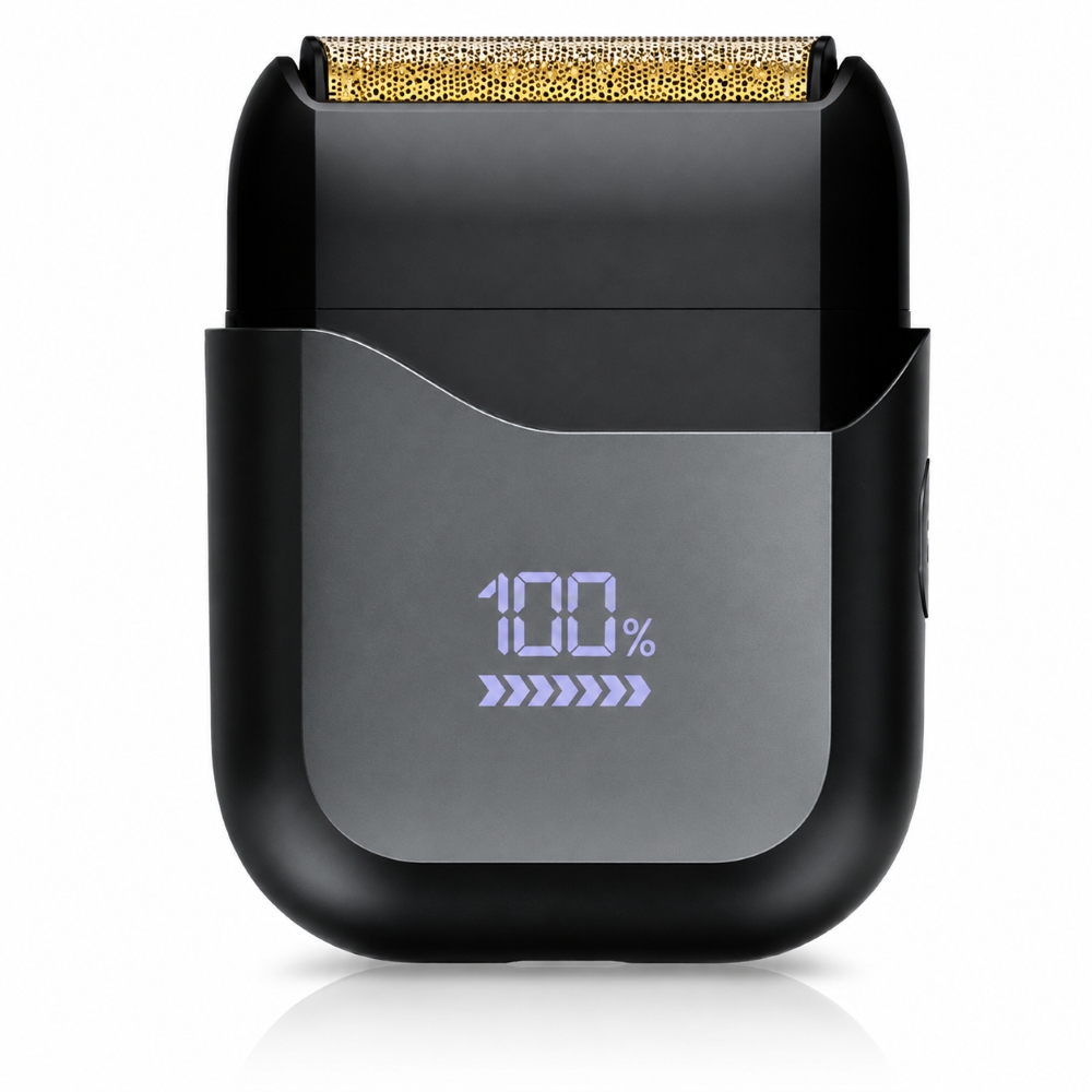 Makinë e rrojës elektrike Extralink EX.80975 / Mjekër dhe Kokë / 0 mm / IPX7 / 900 mAh / 120 min – Zezë/Gri - 3
