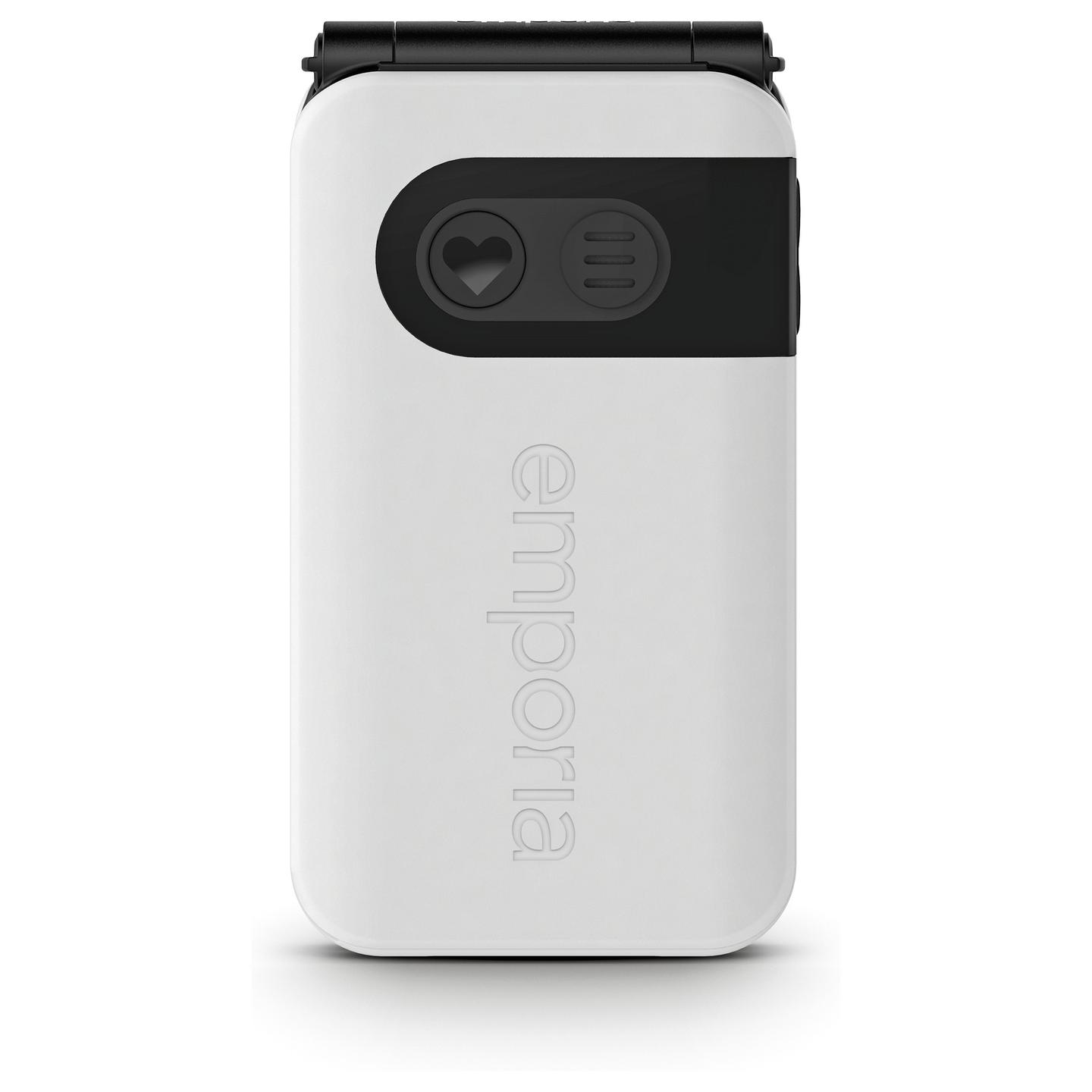 Telefon Emporia SIMPLICITYglam V3 / 2.8" / 2G / Bluetooth 3.0 / 32 MB RAM / 64 MB / USB-C / 1300 mAh - Bardhë - 2