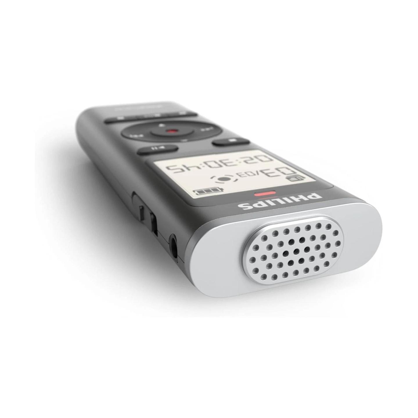 Diktafon Digjital Philips VoiceTracer DVT1170, 8GB, Ekran LCD 1.34", USB-C, microSD, Regjistrim me Aktivizim Zëri - Hiri - 3