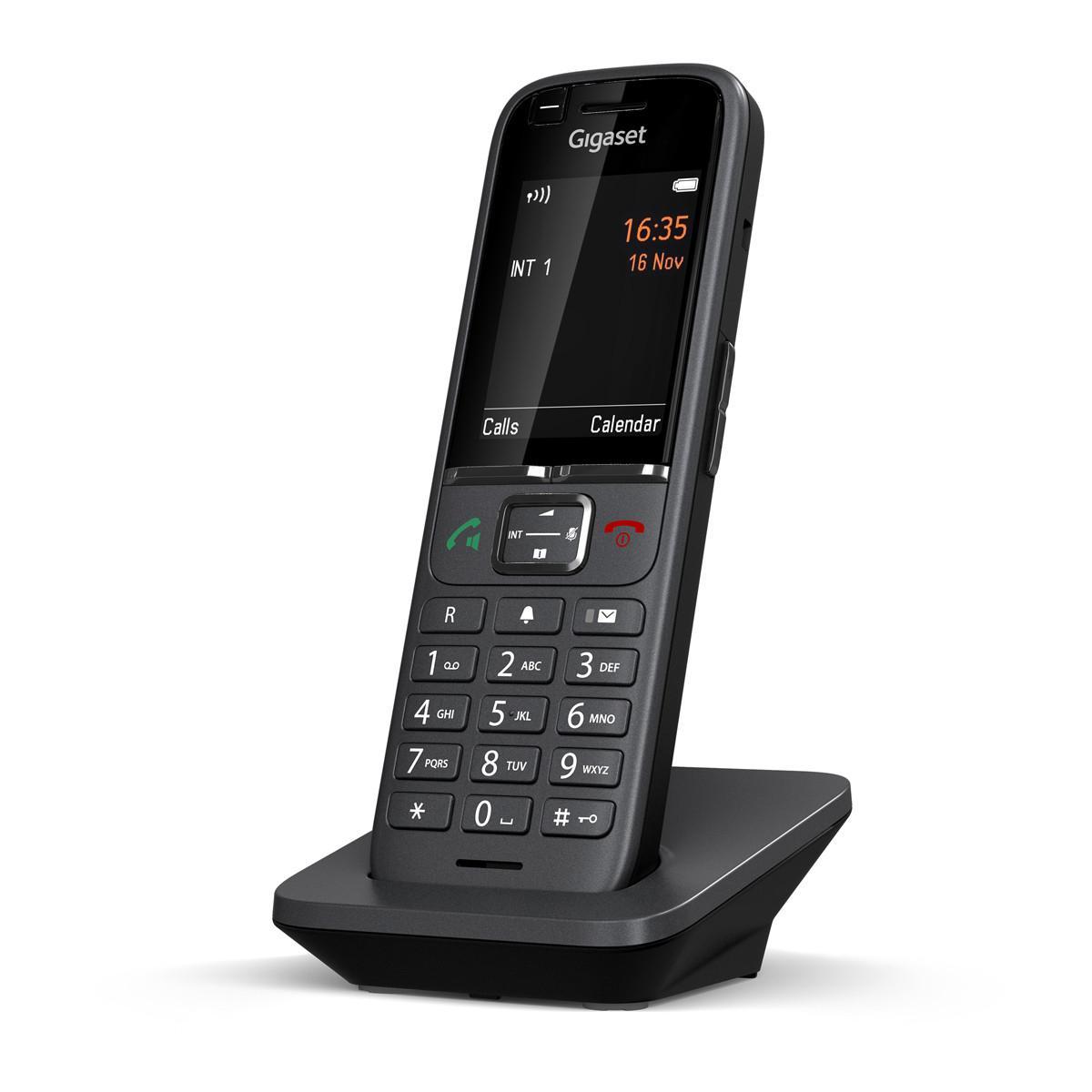 Telefon VoIP Gigaset S700H PRO / S30852-H2974-R102 / DECT / 2.4" TFT / Bluetooth 4.2 / 13 orë / IP40 – Antracit