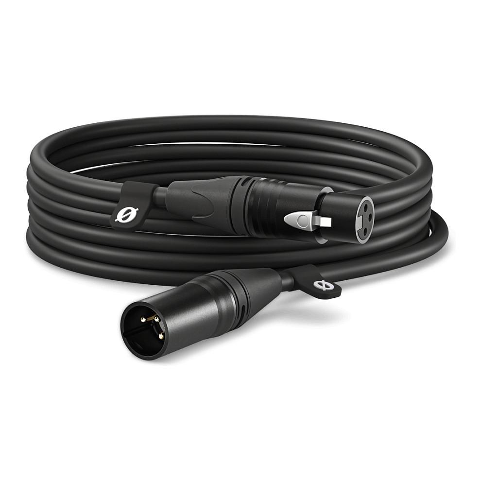 Kabllo RØDE XLR6M, XLR Mashkull në XLR Femër, 6 m - Zezë