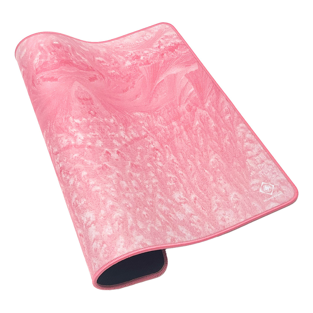 Mauspad Gaming Deltaco GAM-156-P / Sipërfaqe Poliestër / Skaje të Qepura / Anti-rrëshqitëse / 450 × 400 × 4 mm - Rozë - 4