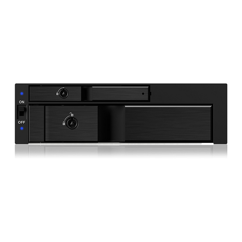 Aksesor për Disqe ICY BOX IB-173SSK / 5.25" / SATA - Zezë - 7