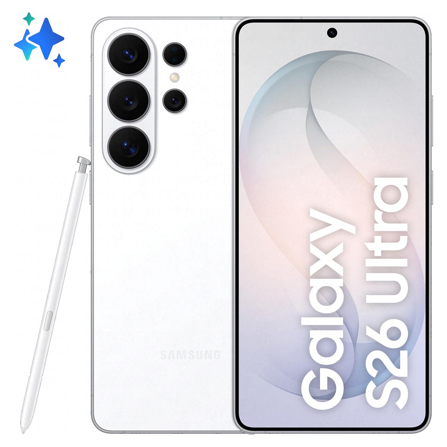 Telefon Samsung Galaxy S26 Ultra 5G / 16GB / 1TB - Bardhë - 2