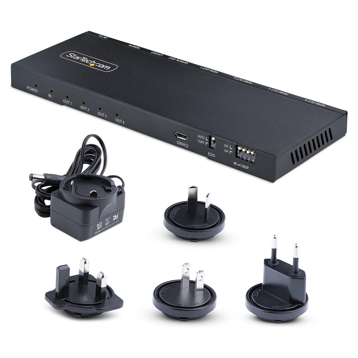 Splitter Video HDMI StarTech.com HDMI-SPLITTER-44K60S, 1 Hyrje, 4 Dalje, 4K 60Hz, HDMI 2.0b – Zezë - 7