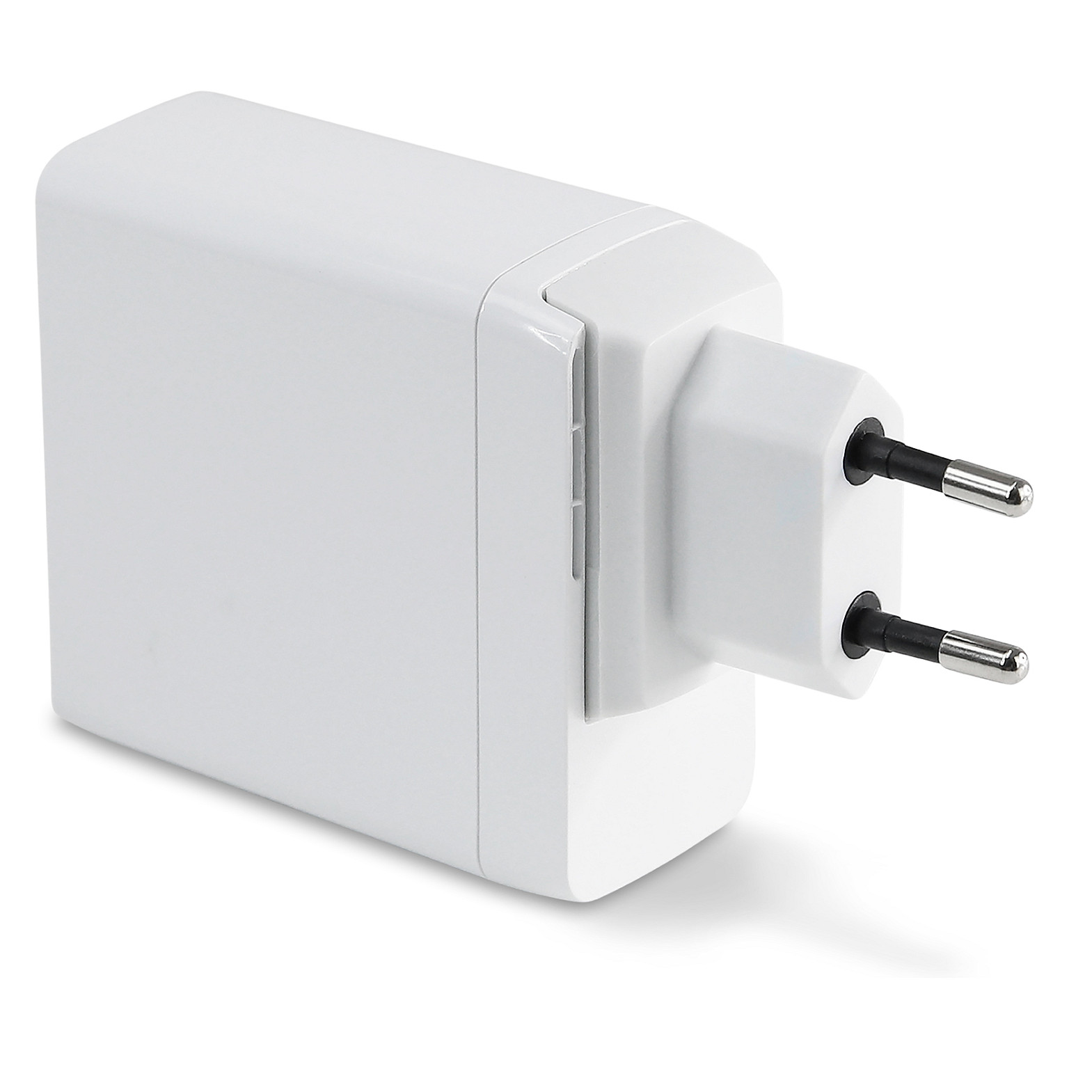 Adapter për Laptop DICOTA D31983 / 100W / GaN / USB-C PD / 2 × USB-C + USB-A - Bardhë - 7