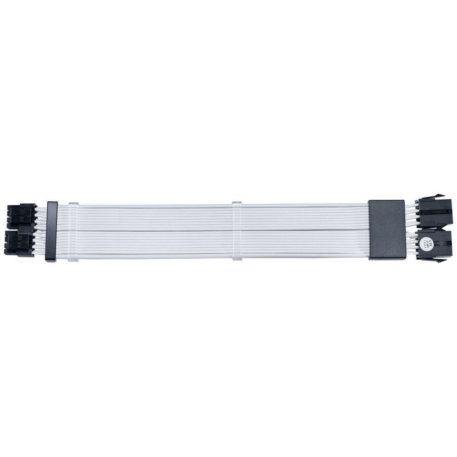 Kabllo për Furnizim me Energji Lian Li Strimer Wireless CPU, PW8-1W-CPU, 2x8-Pin, ARGB, 260mm - Bardhë - 4