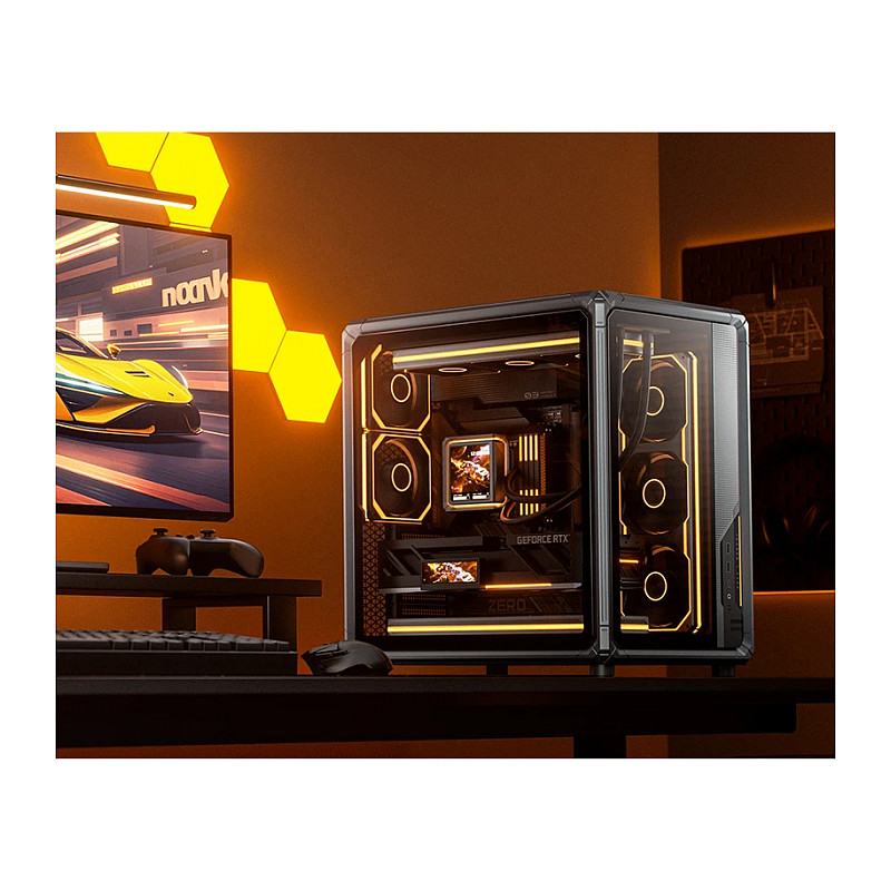 Kasë PC JONSBO X400 / Midi Tower / ATX / Back-Connect / Tempered Glass - Gri - 48