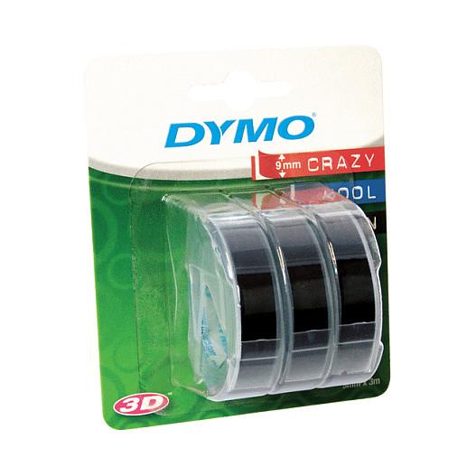 Etiketa për Printer Dymo 3D / 9 mm × 3 m / 3 copë / S0847730 - Zezë/Bardhë - 7