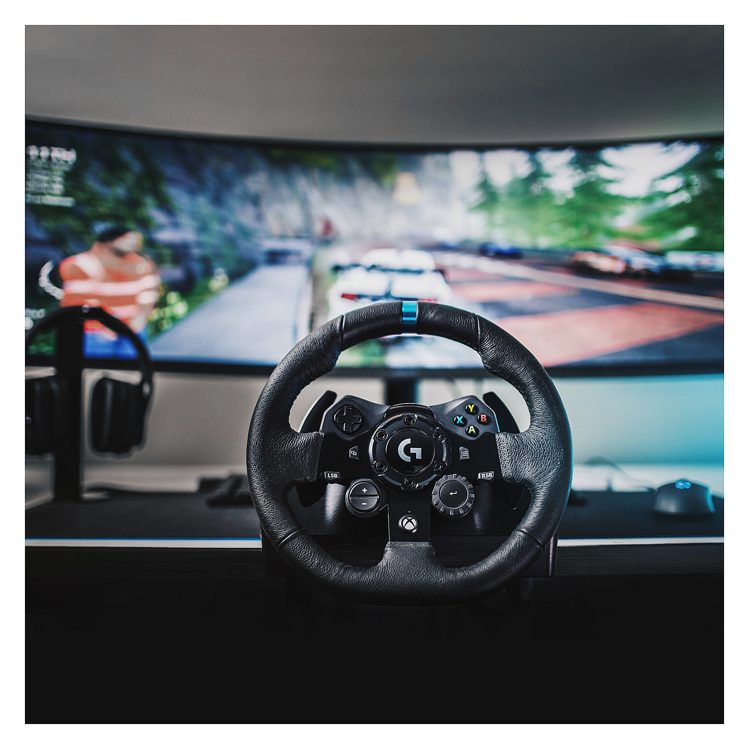 Timon për Logitech G923 TRUEFORCE (PC/Xbox) - Zezë - 8