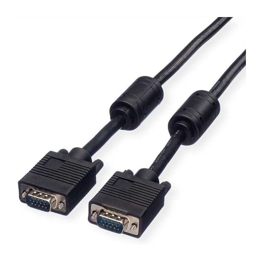 Kabllo VGA ROLINE 11.04.5670 / VGA (D-Sub) / HD-15 / 20m - Zezë - 2