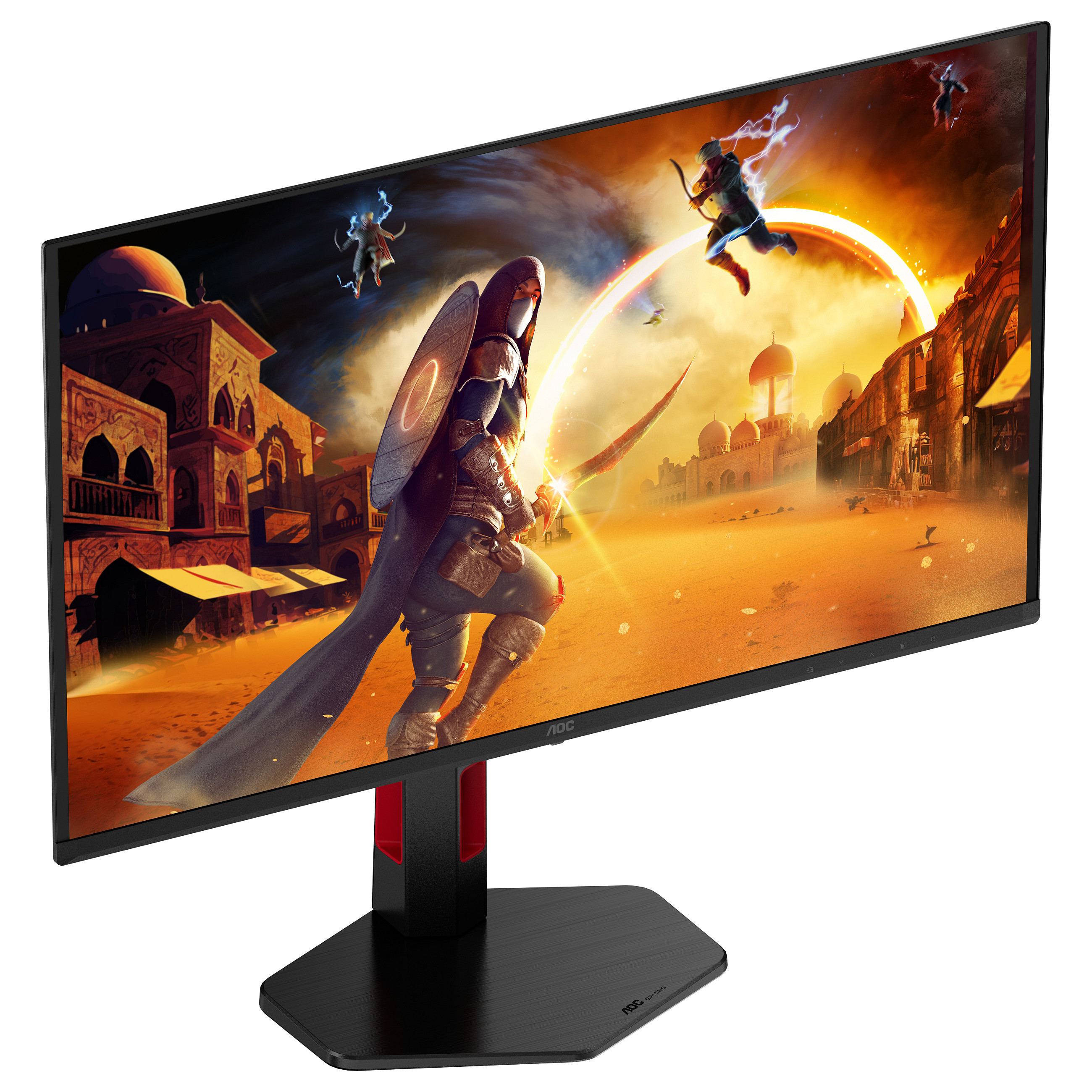 Monitor Gaming AOC G4 Q27G4ZDR / 26.5" / QHD QD-OLED / 240Hz / 0.03ms / HDMI+DisplayPort - Zezë/Kuqe - 4