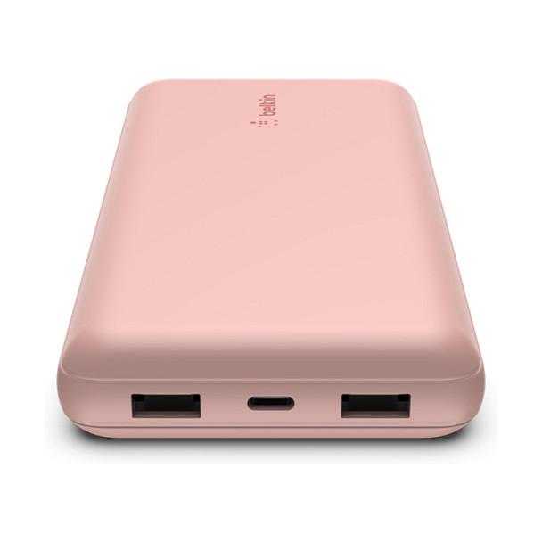 Powerbank Belkin BoostCharge BPB012btRG, 20000mAh, 2x USB-A + USB-C, 15W - Ari Rozë - 3