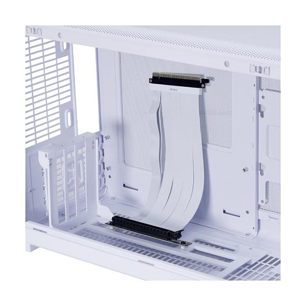 Mbajtëse Vertikale për GPU Lian Li A3-1W, PCIe 4.0, 3 Slote, Kabllo Riser 200mm - Bardhë - 2