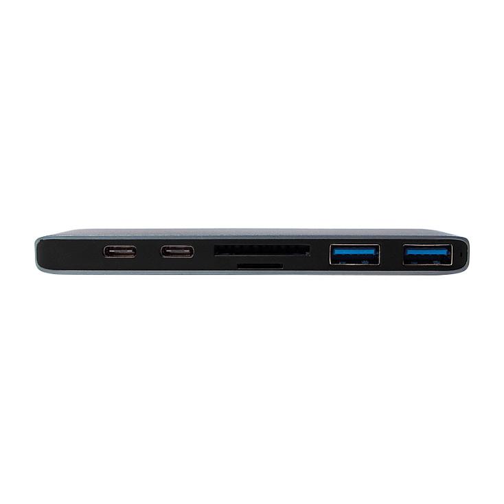 Docking Station LogiLink UA0302, USB-C, 7-port, USB 3.2 Gen2x2, 2x USB-A, HDMI, Thunderbolt 3, SD, microSD, Power Delivery 100W - Hiri - 5
