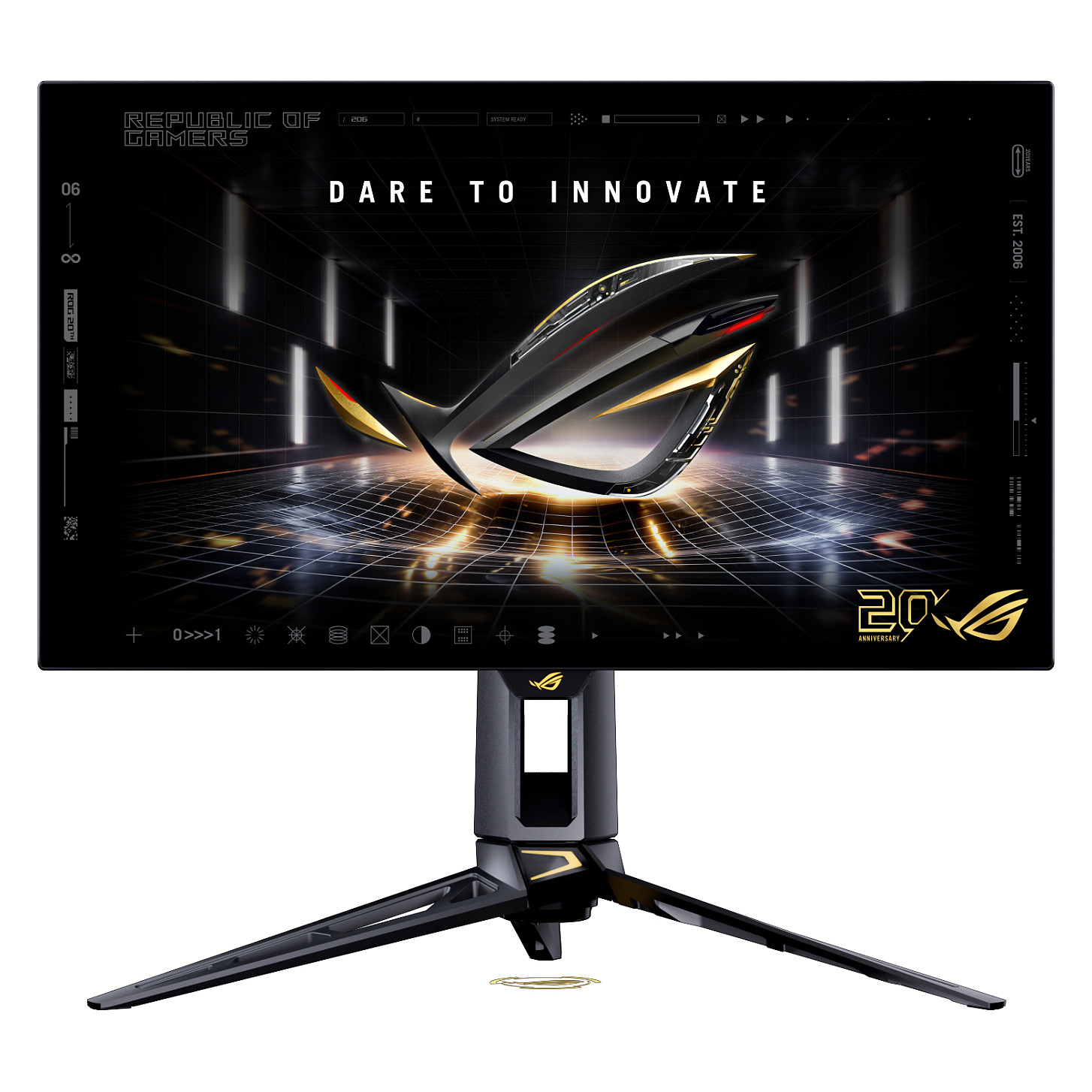 Monitor Gaming ASUS ROG Swift OLED PG27AQWP-G Edition 20 / 26.5" / WOLED WQHD / 540Hz / 0.02ms / HDMI+DisplayPort - Zezë - 7