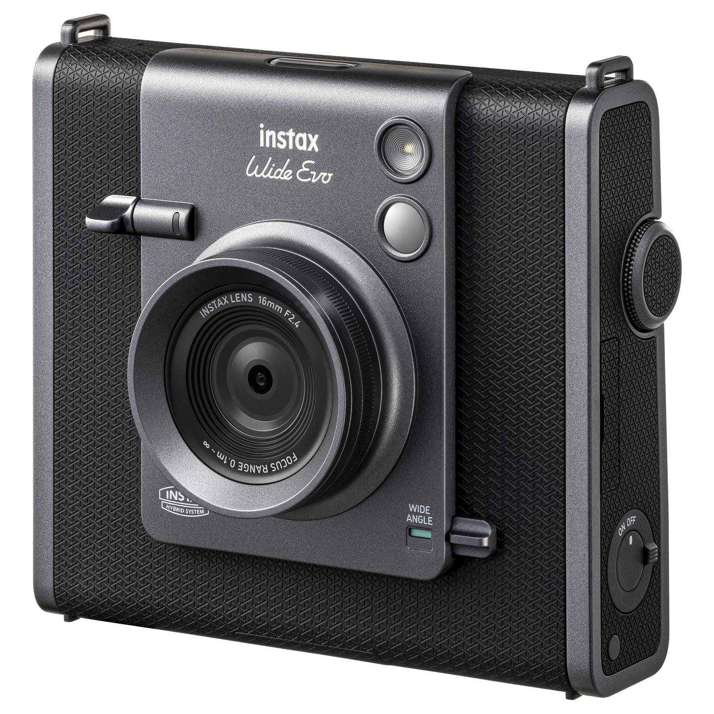 Kamerë Instant Fujifilm instax WIDE Evo / Hybrid / 16MP / LCD 3.5" / Bluetooth 5.1 / 10 Lens Effects / 10 Film Effects - Zezë/Gri - 2