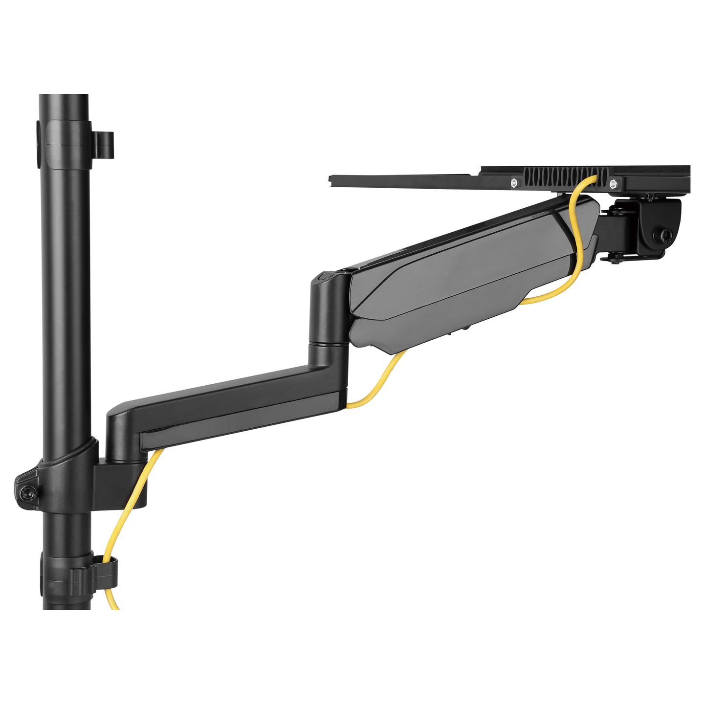 Mbajtëse për Monitor Equip 650170 / 1 Monitor / 17–32" / deri 8kg / VESA 75x75 & 100x100 / Gas Spring / Montim në Mur - Zezë - 5
