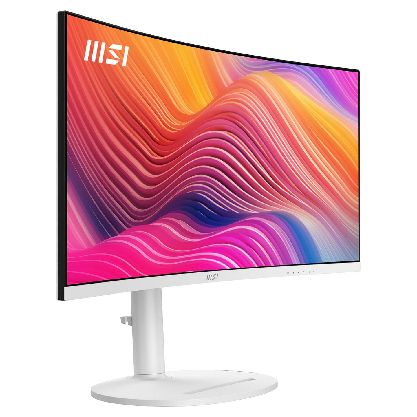 Monitor MSI Modern MD342CQPW, 34", UWQHD VA Curved, 120Hz, 1ms, 2xHDMI+DP+USB-C - Bardhë - 3