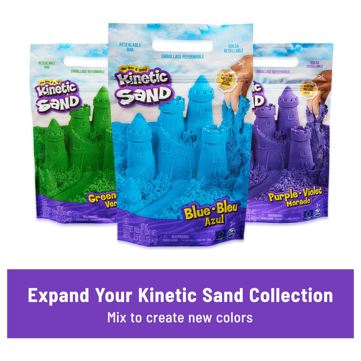 Lodra Spin Master Kinetic Sand Mold n’ Flow Playset – Red & Teal / 1.5 lbs Sand / 3 Tools / Resealable Storage - Kuqe/Gjelbër - 6