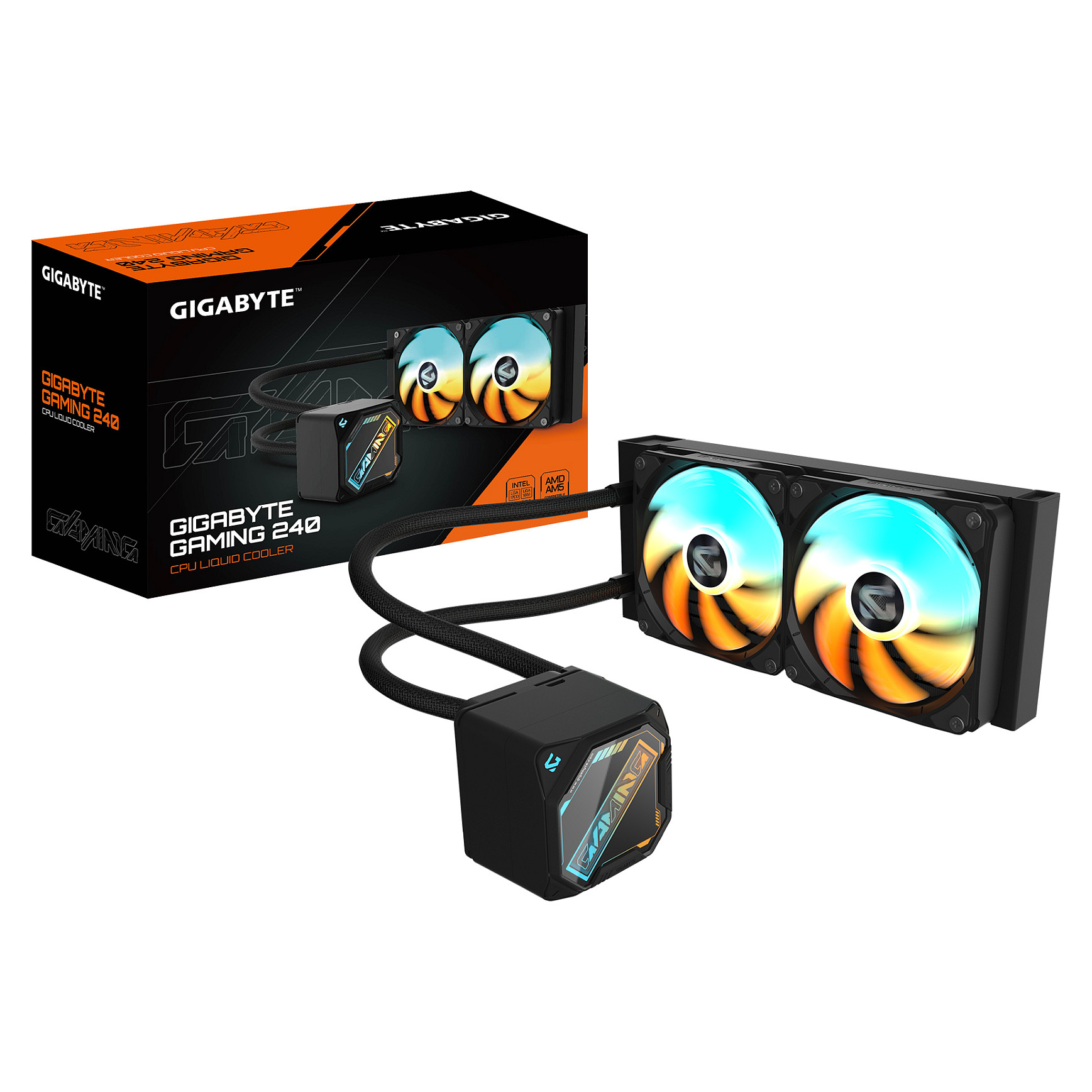 Ftohës për Procesor Gigabyte GAMING 240 / 240mm / AIO / ARGB – Zezë