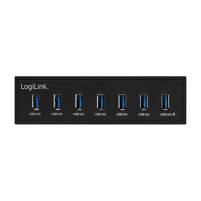 Splitter USB LogiLink UA0342 / Internal USB 3.2 Gen 1 / 7x USB / 5 Gbit/s / Fast Charging / 5.25" - Zezë - 2